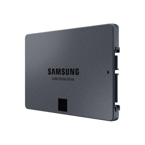 Samsung 860 QVO MZ-76Q4T0BW - SSD - chiffré - 4 To - interne - 2.5" - SATA 6Gb/s - mémoire tampon : 4 Go - AES 256 bits - TCG Opal Encryption