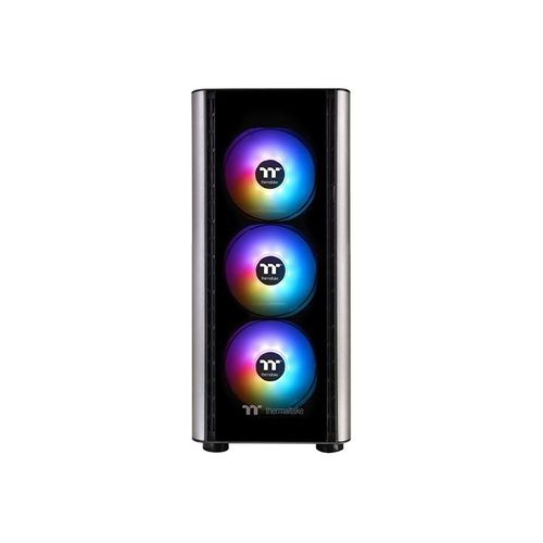 Thermaltake Level 20 MT ARGB - Tour - ATX - panneau latéral fenêtré (verre trempé) - pas d'alimentation (PS/2) - noir - USB/Audio