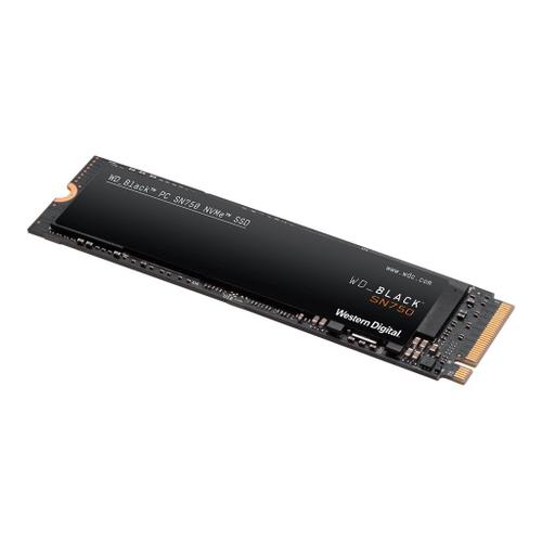 WD Black SN750 NVMe SSD WDS500G3X0C - SSD - 500 Go - interne - M.2 2280 - PCIe 3.0 x4 (NVMe)