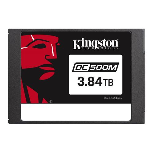 Kingston Data Center DC500M - SSD - chiffré - 3.84 To - interne - 2.5" - SATA 6Gb/s - AES 256 bits - Self-Encrypting Drive (SED)