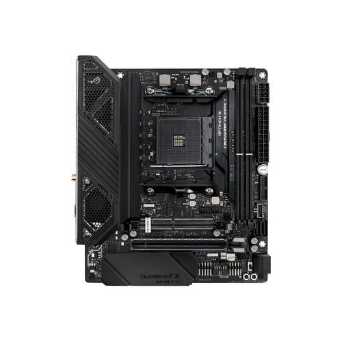 ASUS ROG Crosshair VIII Impact - Carte-mère - ATX - Socket AM4 - AMD X570 - USB-C Gen2, USB 3.2 Gen 1, USB 3.2 Gen 2 - Gigabit LAN, 2.5 Gigabit LAN - audio HD (8 canaux)