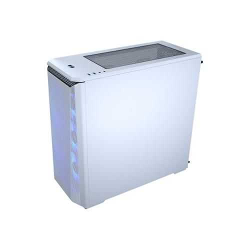 Phanteks Eclipse P400A - Tour - ATX - pas d'alimentation - Blanc glacier - USB/Audio