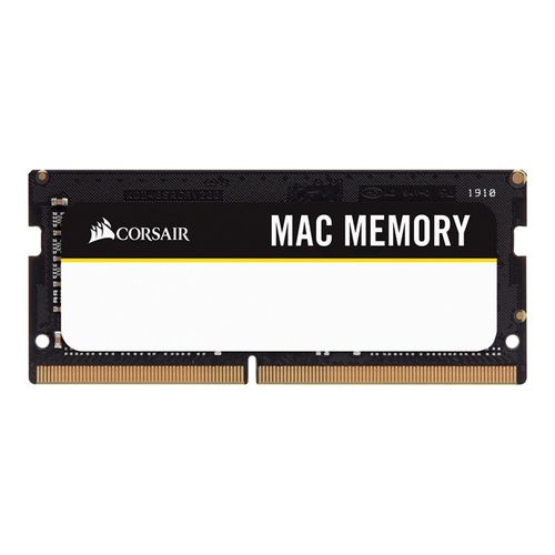 CORSAIR Mac Memory - DDR4 - kit - 16 Go: 2 x 8 Go - SO DIMM 260 broches - 2666 MHz / PC4-21300 - CL18 - 1.2 V - mémoire sans tampon - non ECC