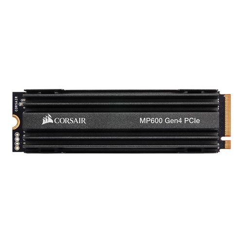 CORSAIR Force Series MP600 - SSD - 500 Go - interne - M.2 2280 - PCIe 4.0 x4 (NVMe) - AES 256 bits - dissipateur de chaleur intégré
