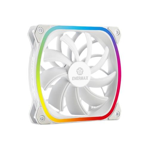 Enermax SquA RGB UCSQARGB12P-W-SG - Ventilateur châssis - 120 mm - blanc