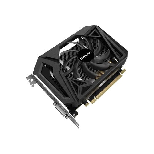 PNY GeForce GTX 1660 SUPER Single Fan - Carte graphique - GF GTX 1660 SUPER - 6 Go GDDR6 - PCIe 3.0 x16 - DVI, HDMI, DisplayPort