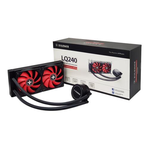 Xilence Performance A+ Series LiQuRizer LQ240 - Système de refroidissement liquide de processeur - (pour : LGA1156, AM2, AM2+, LGA1366, AM3, LGA1155, AM3+, LGA2011, FM1, FM2, LGA1150, FM2+...