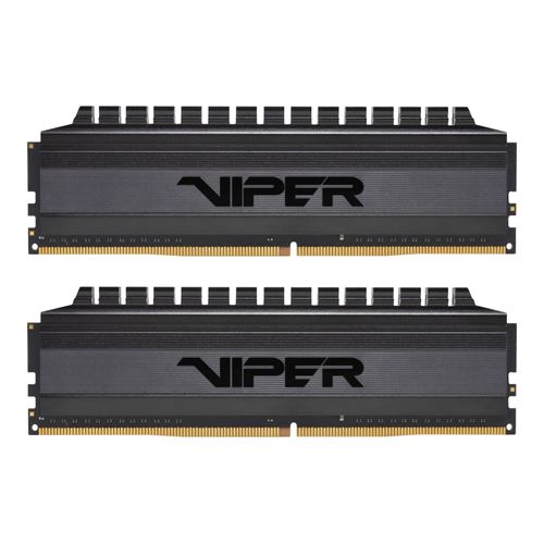 Patriot Viper 4 Blackout Series - DDR4 - kit - 8 Go: 2 x 4 Go - DIMM 288 broches - 3200 MT/s / PC4-25600 - CL16 - 1.35 V - mémoire sans tampon - non ECC - noir