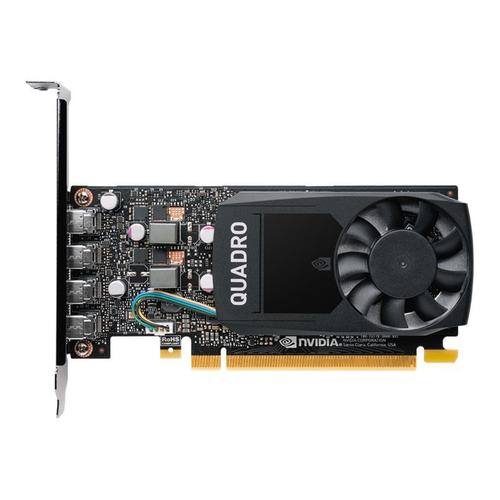 NVIDIA Quadro P620 - Carte graphique - Quadro P620 - 2 Go GDDR5 - PCIe 3.0 x16 profil bas - 4 x Mini DisplayPort - Adaptateurs inclus