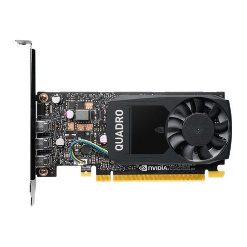 NVIDIA Quadro P400 - Carte graphique - Quadro P400 - 2 Go GDDR5 - PCIe 3.0 x16 profil bas - 3 x Mini DisplayPort - Adaptateurs inclus