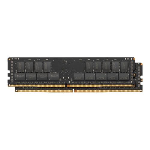 Apple - DDR4 - kit - 128 Go: 2 x 64 Go - module LRDIMM 288 broches - 2933 MHz / PC4-23400 - 1.2 V - Load-Reduced - ECC - pour Mac Pro (Fin 2019)