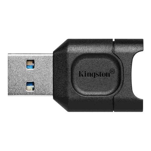 Kingston MobileLite Plus - Lecteur de carte (microSD, microSDHC, microSDXC, microSDHC UHS-I, microSDXC UHS-I, microSDHC UHS-II, microSDXC UHS-II) - USB 3.2 Gen 1