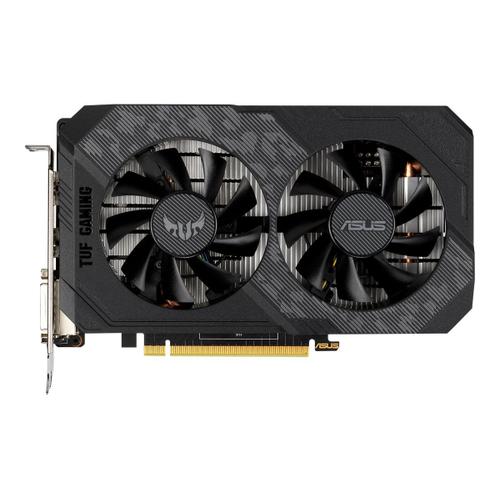 ASUS TUF-GTX1650-4GD6-GAMING - Carte graphique - GF GTX 1650 - 4 Go GDDR6 - PCIe 3.0 x16 - DVI, HDMI, DisplayPort