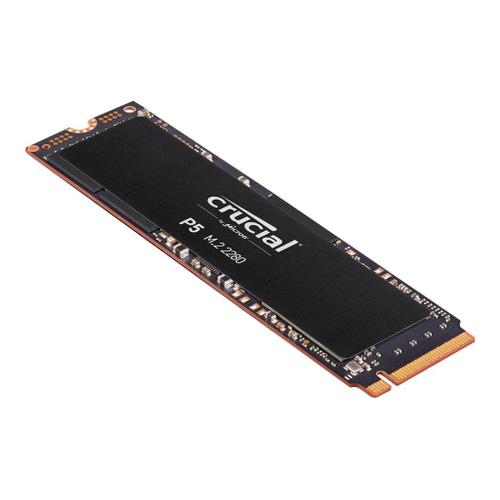 Crucial P5 - SSD - chiffré - 1 To - interne - M.2 2280 - PCIe 3.0 (NVMe)