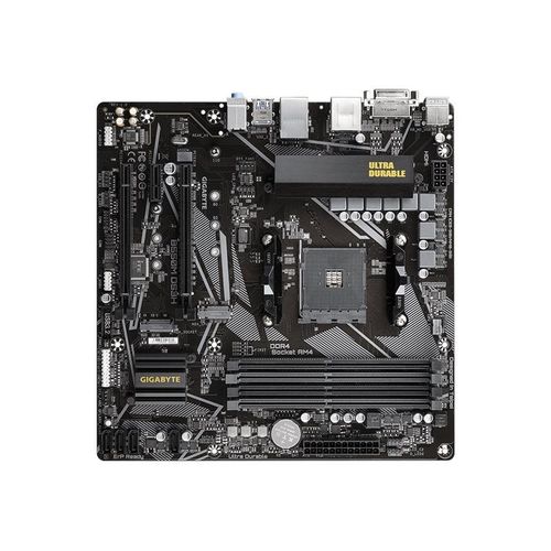 Gigabyte B550M DS3H - 1.0 - carte-mère - micro ATX - Socket AM4 - AMD B550 Chipset - USB 3.2 Gen 1 - Gigabit LAN - carte graphique embarquée (unité centrale requise) - audio HD (8 canaux)