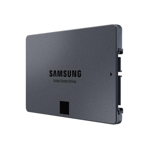 Samsung 870 QVO MZ-77Q1T0BW - SSD - chiffré - 1 To - interne - 2.5" - SATA 6Gb/s - mémoire tampon : 1 Go - AES 256 bits - TCG Opal Encryption