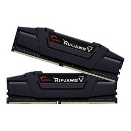 G.Skill Ripjaws V - DDR4 - kit - 16 Go: 2 x 8 Go - DIMM 288 broches - 3600 MT/s / PC4-28800 - CL18 - 1.35 V - mémoire sans tampon - non ECC - noir classique