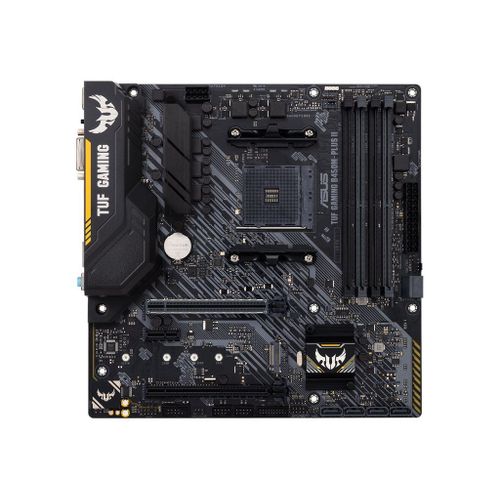 ASUS TUF GAMING B450M-PRO II - Carte-mère - micro ATX - Socket AM4 - AMD B450 Chipset - USB-C Gen2, USB 3.2 Gen 1, USB 3.2 Gen 2 - Gigabit LAN - carte graphique embarquée (unité centrale requise)...