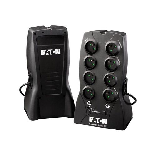 Eaton Protection Station 800 - Onduleur - 500 Watt - 800 VA - USB - connecteurs de sortie : 8 - France