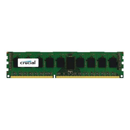 Crucial - DDR3 - module - 8 Go - DIMM 240 broches - 1333 MHz / PC3-10600 - CL9 - 1.5 V - mémoire enregistré - ECC