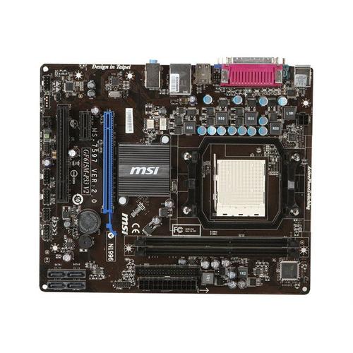 MSI GF615M-P33 - 2 - carte-mère - micro ATX - Socket AM3 - GeForce 7025 - Gigabit LAN - carte graphique embarquée - audio HD (8 canaux)