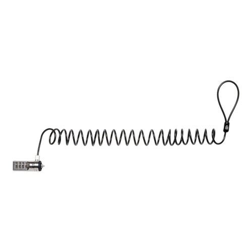 Kensington Combination Portable Laptop Lock - Câble de sécurité - gris - 1.8 m