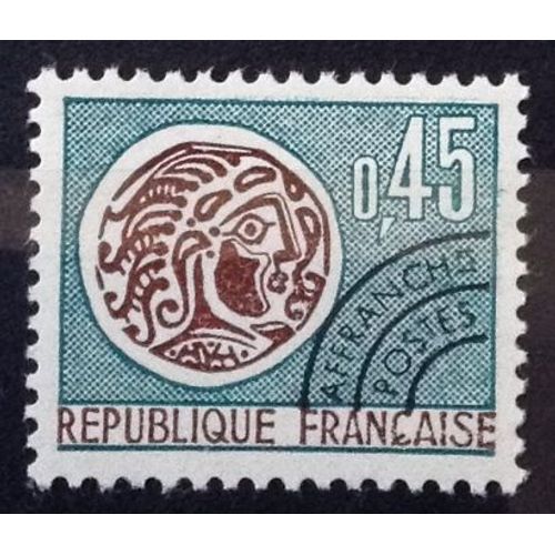 Préoblitéré Monnaie Gauloise République 0,45 (Impeccable N° 132) Neuf** Luxe (= Sans Trace De Charnière) - France Année 1964 - Brn83 - N24009