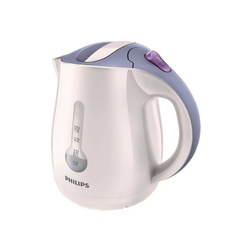 Philips Viva Collection HD4677 - Bouilloire - 1 litre - 2.4 kWatt - blanc/ lavande