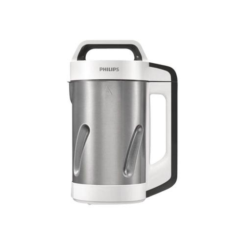 Philips Viva Collection HR2201 SoupMaker - Soupière - 1.2 litres - 990 Watt - cashmire blanc/gris