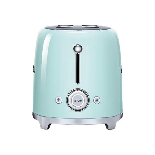 Smeg 50's Style TSF02PGEU - Grille-pain - 4 tranche - 2 Emplacements - vert pastel