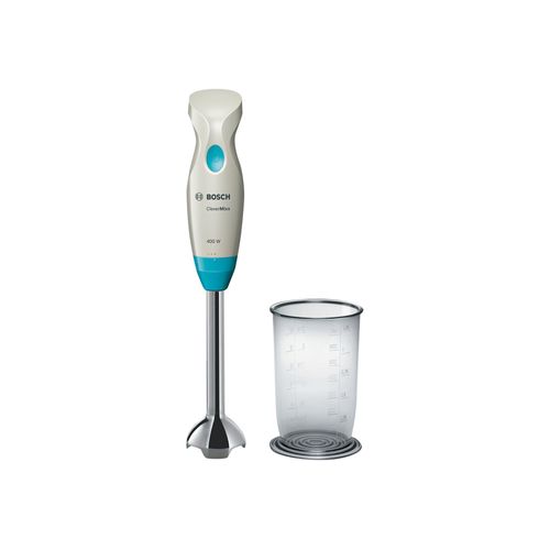 Bosch CleverMixx MSM2410D - Mixeur à main - 400 Watt - gris minéral / bleu dynamique
