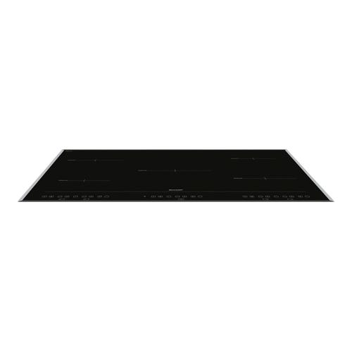 Sharp KH-9I26CT00 - Table de cuisson à induction - 5 plaques de cuisson - Niche - largeur : 86 cm - profondeur : 49 cm - noir - sans cadre, - avec côtés biseautés