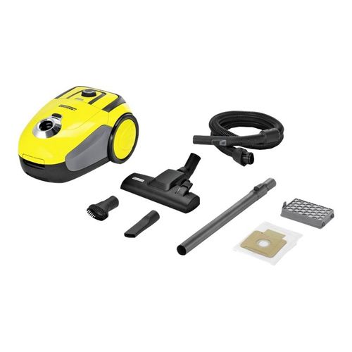 Kärcher VC 2 - Aspirateur - traineau - sac - jaune