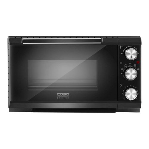 CASO Design TO20 - Four électrique - convection - 20 litres - 1.5 kWatt - noir