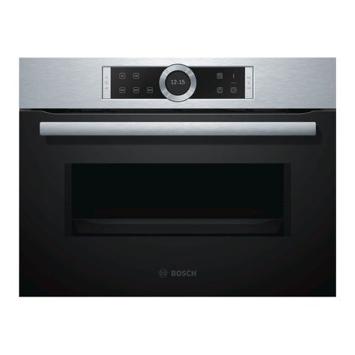 Bosch Serie | 8 CFA634GS1 - Four micro-ondes monofonction - encastrable - 36 litres - 900 Watt - inox