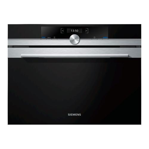 Siemens iQ700 CF634AGS1 - Four micro-ondes monofonction - encastrable - 36 litres - 900 Watt - inox