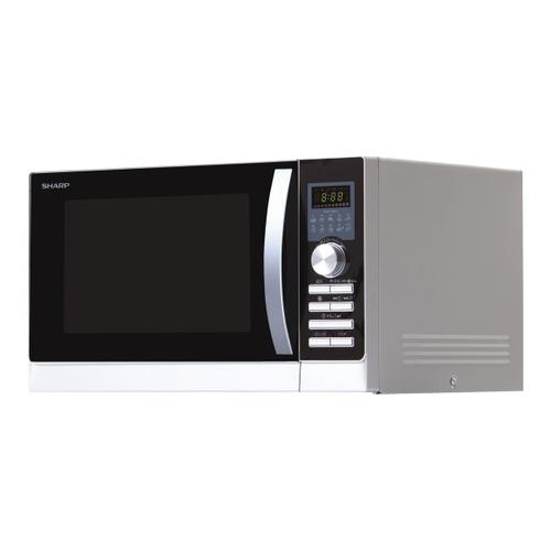 Sharp R-843INW - Four micro-ondes combiné - grill - 25 litres - 900 Watt - argent