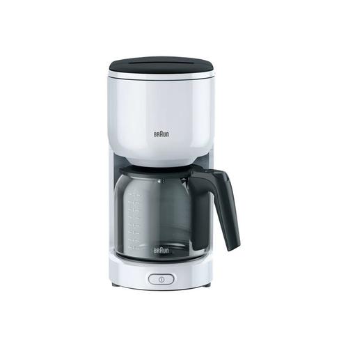 Braun PurEase KF 3120 WH - Cafetière - 10 tasses - blanc