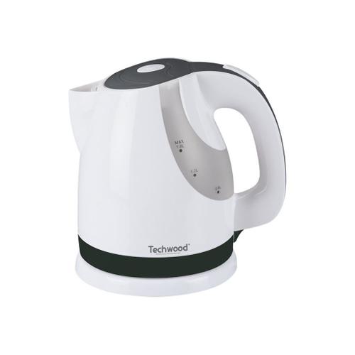 Techwood TB-1626 - Bouilloire - 1.6 litres - 2.2 kWatt - blanc et noir