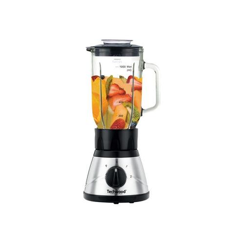 Techwood TBLI-410 - Bol mixeur blender - 1 litre - 400 Watt - acier inoxydable