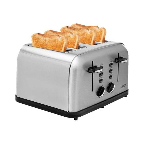 Princess Toaster inox 4 - Grille-pain - 4 tranche - 4 Emplacements - acier inoxydable