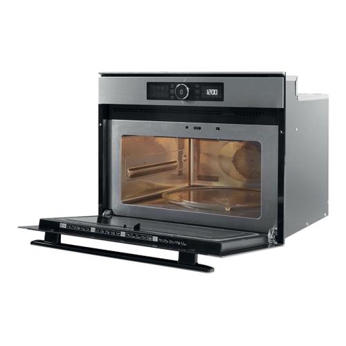 Whirlpool Absolute AMW 508/IX - Four micro-ondes combiné - grill - intégrable - 40 litres - 900 Watt - acier inoxydable