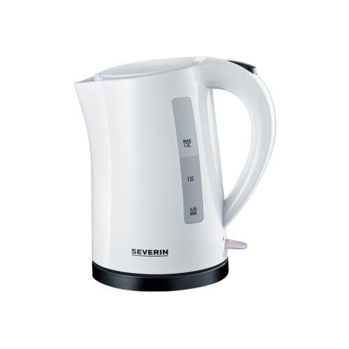 SEVERIN WK 3494 - Bouilloire - 1.5 litres - 2.2 kWatt - blanc/noir