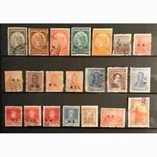 Lot 21 Timbres Différents Argentine Service - Rl 303 -