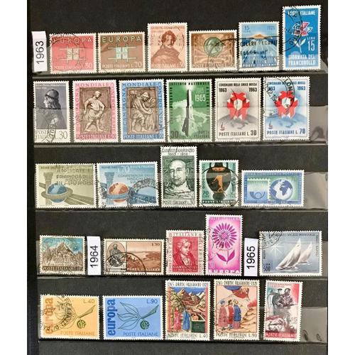 Lot 114 Timbres Différents Italie 1926 / 1965 - Rl 302 -