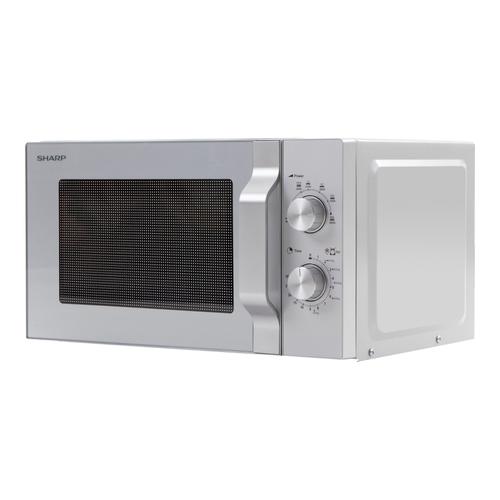 Sharp R-204S - Four micro-ondes monofonction - pose libre - 20 litres - 800 Watt - argent