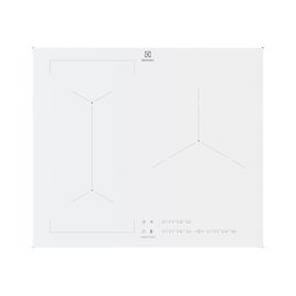 Electrolux EIV63342CW - Table de cuisson à induction - 3 plaques de cuisson - Niche - largeur : 56 cm - profondeur : 49 cm - blanc - sans cadre
