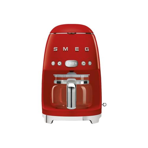 Smeg 50's Style DCF01RDEU - Cafetière - 10 tasses - rouge