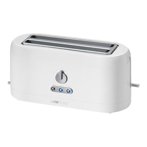 Grille-pain 2 fentes longues Clatronic TA 3534 Blanc