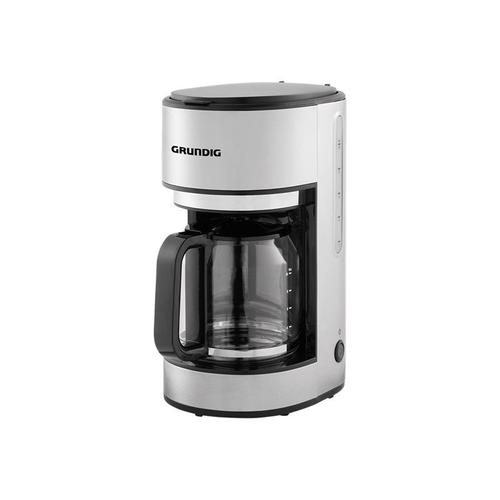 Grundig KM 5620 - Cafetière - 10 tasses - inox/noir